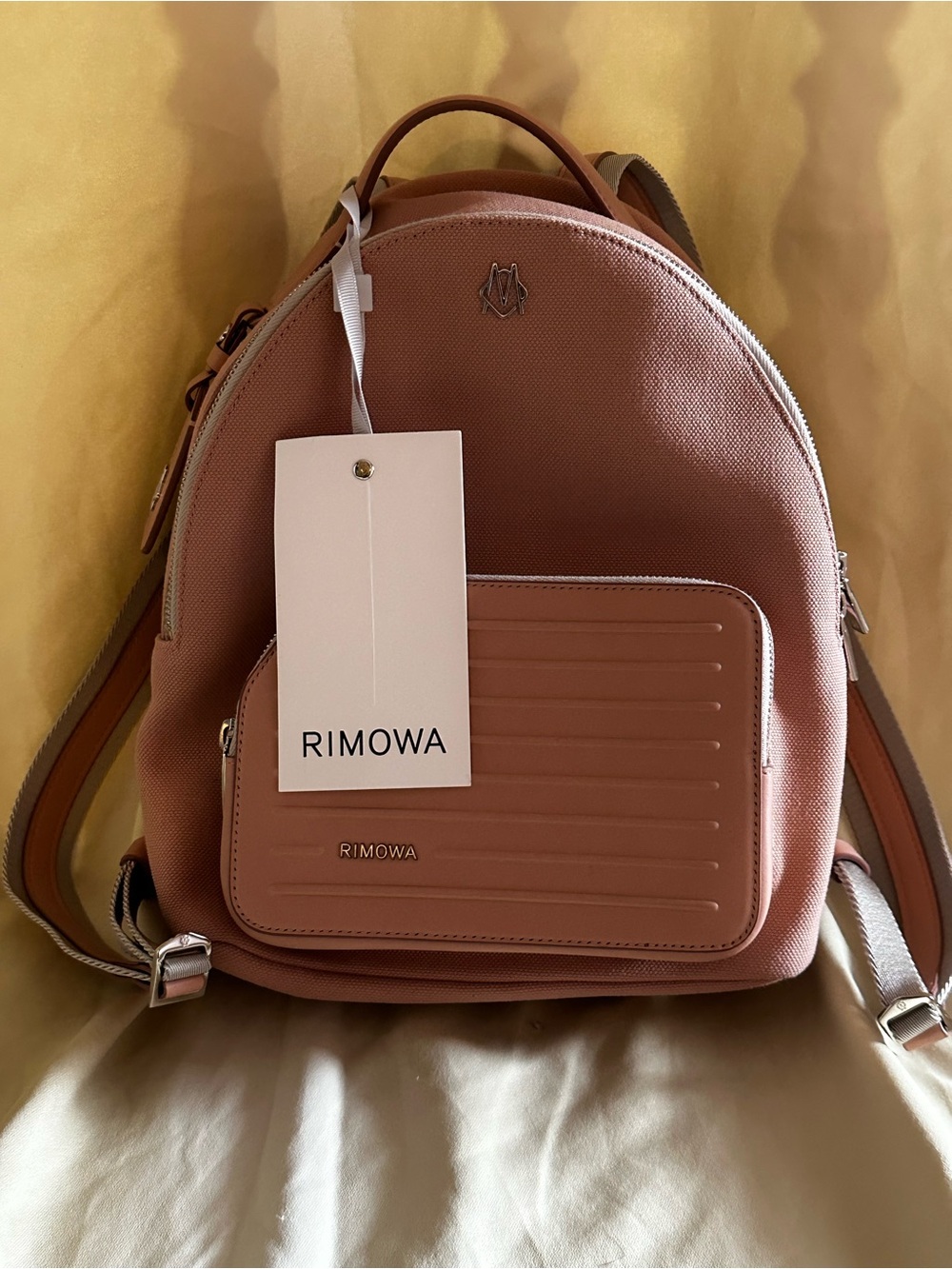 RIMOWA - Never Still travel Backpack - Desert Rose - Canvas Leather
